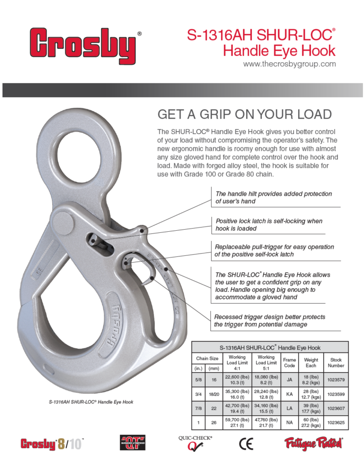 SHURLOC Handle Hooks Crosby®