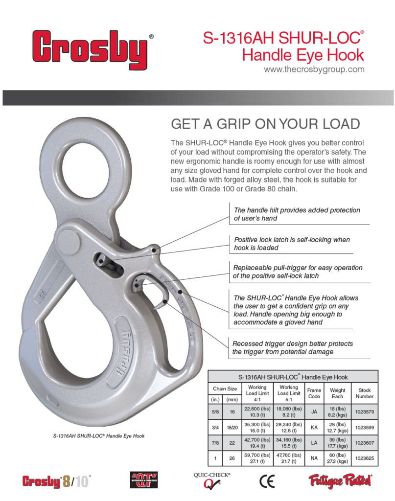 SHURLOC Handle Hook Crosby®