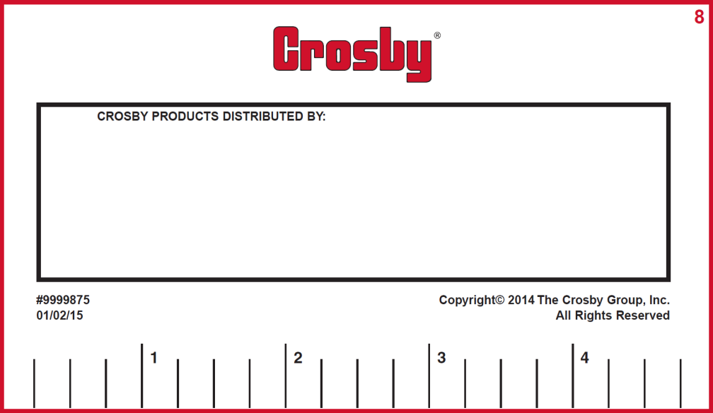 Users Guide For Lifting - Panel 8