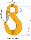 4.5 Ton Crosby Utility Swivel Hook S-3319 for Crane - Boise Rigging Supply