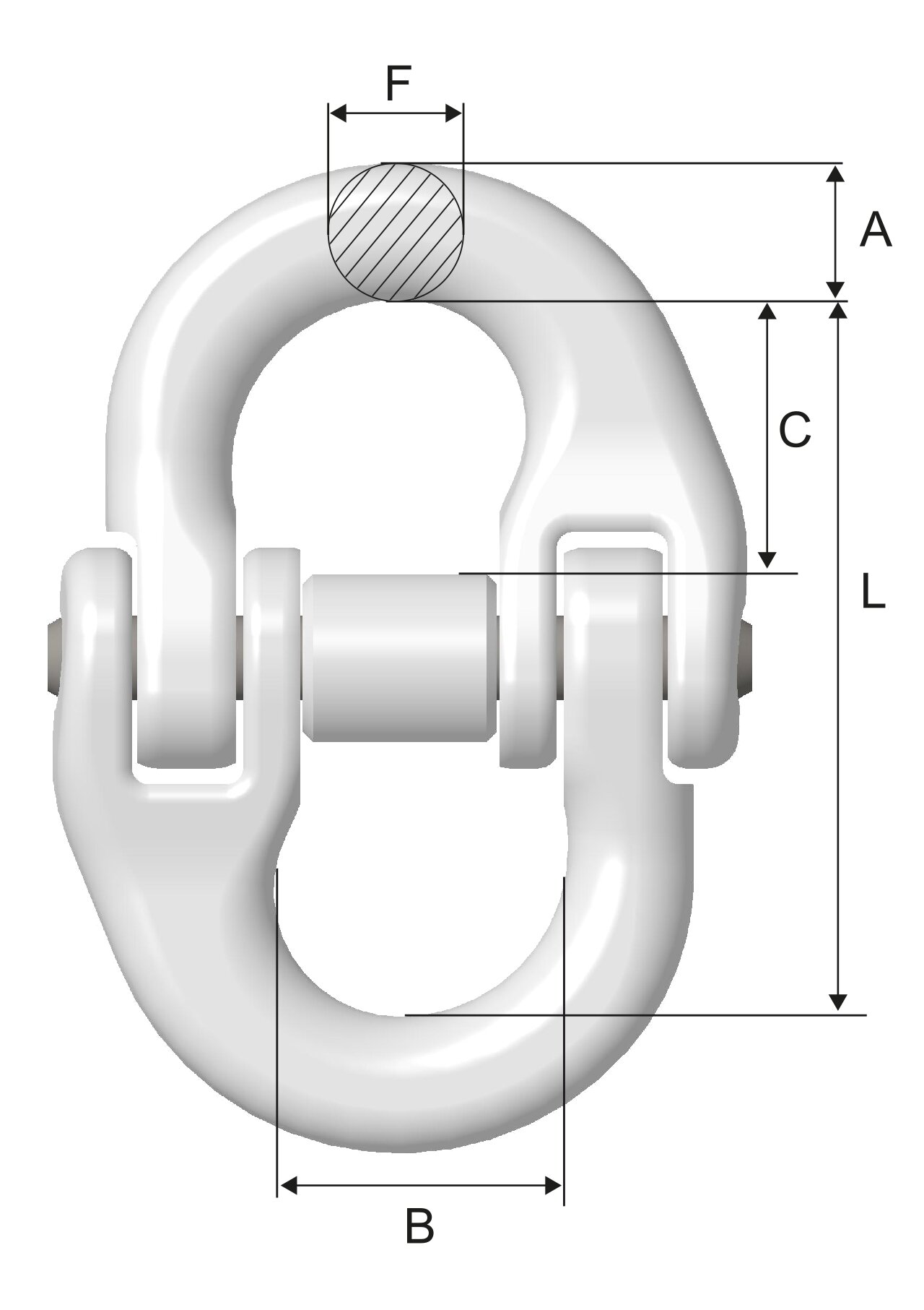 Coupling Link G HDG Crosby®