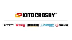Kito Crosby and leading product brands, Kito, Crosby, Harrington, Gunnebo Industries, Peerless