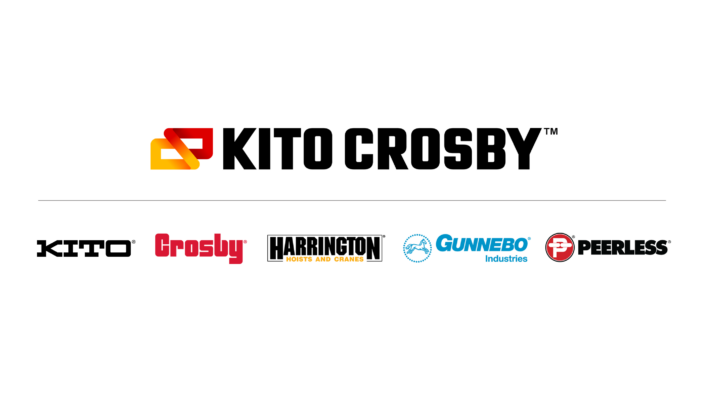 Kito Crosby and leading product brands, Kito, Crosby, Harrington, Gunnebo Industries, Peerless